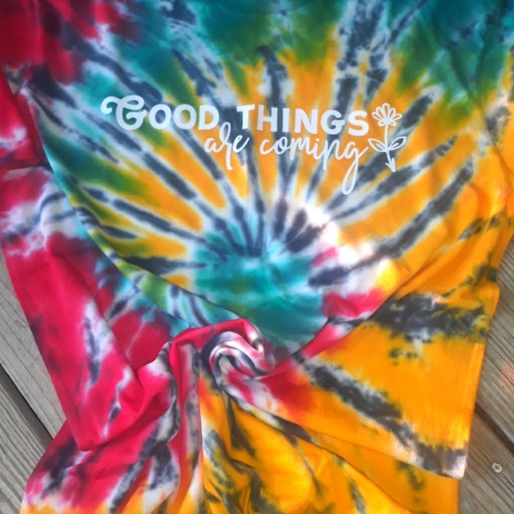 Custom tie dye tee